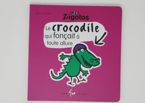 Le crocodile qui foncait à toute allure