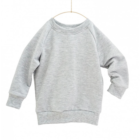 Crewneck en bambou gris pâle